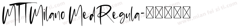 MTTMilano Med Regula字体转换